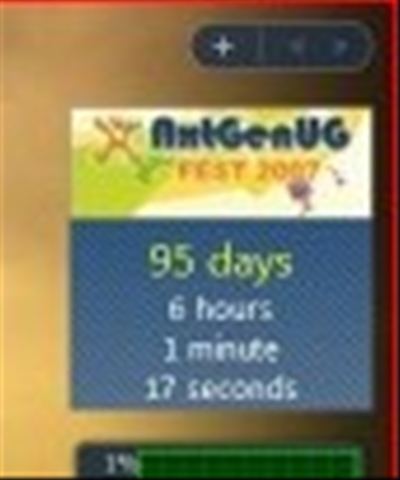  Gadget on Nxtgenug Fest07 Countdown Gadget